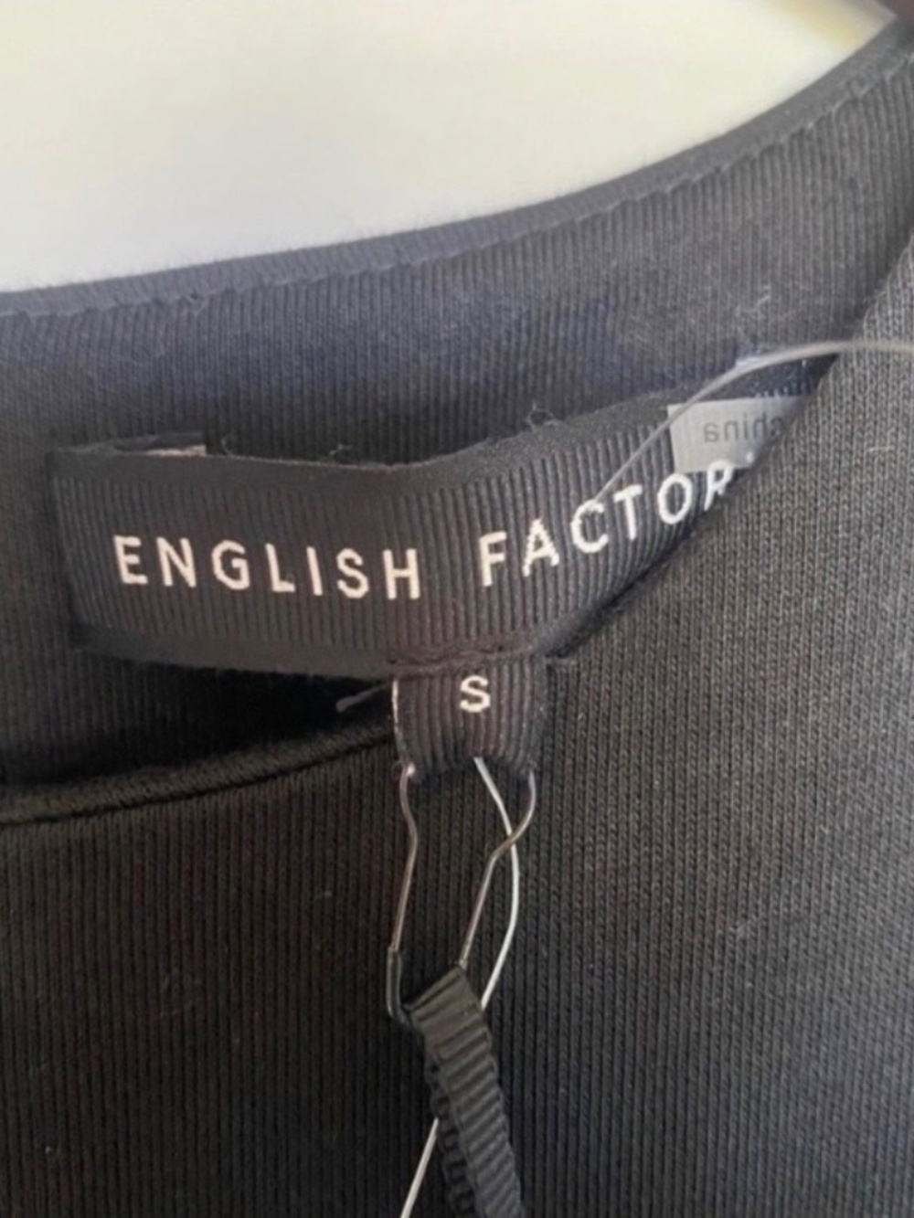 English Factory Anthropologie Brand Black Mini Dress - Picture 5 of 5